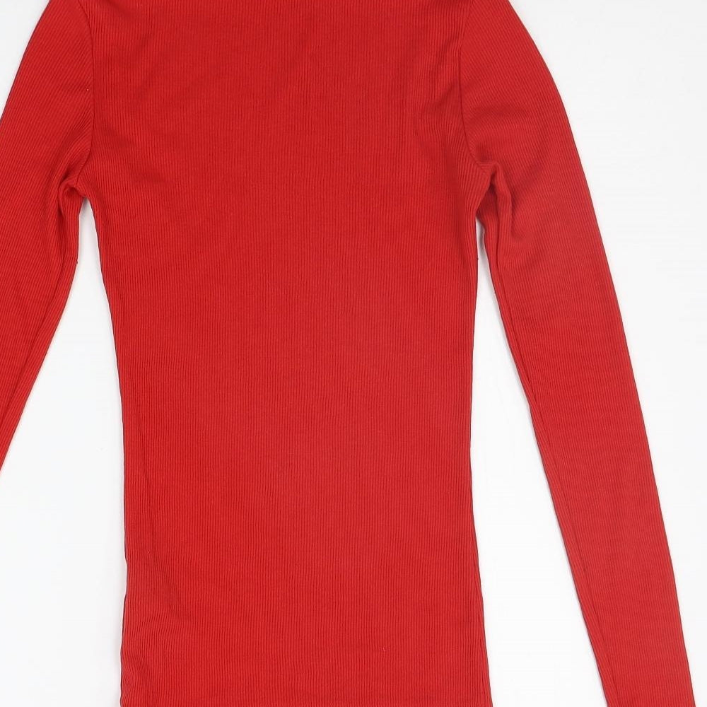 New Look Womens Red   Basic T-Shirt Size 8