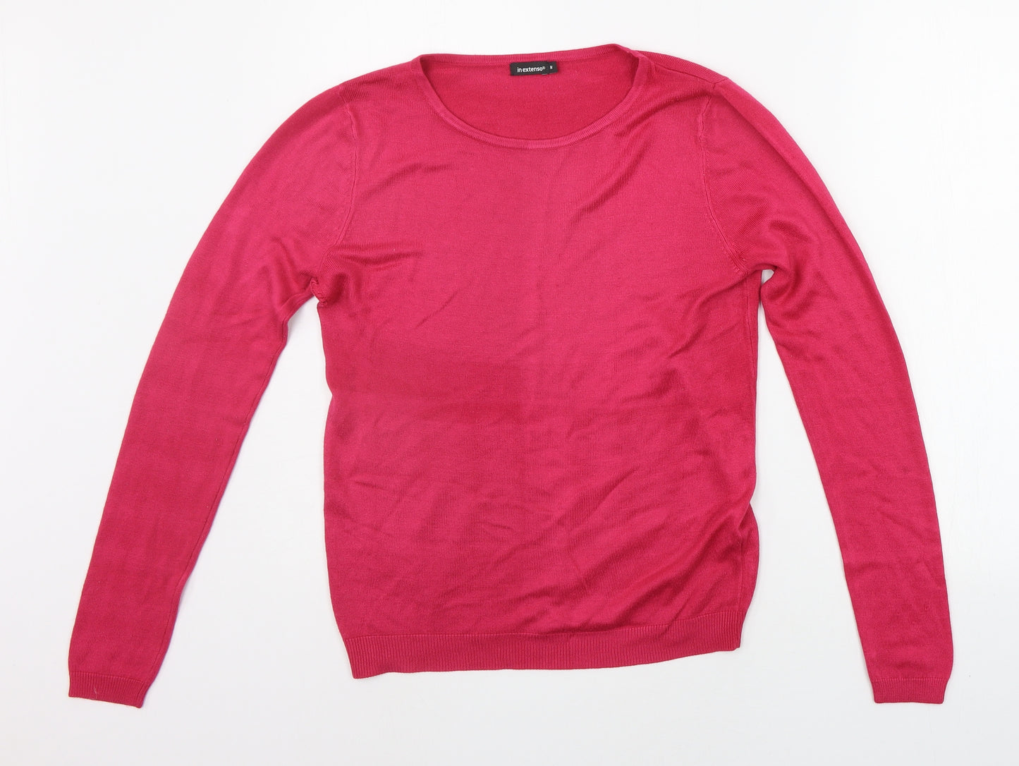 Intenso Womens Pink   Pullover Jumper Size M