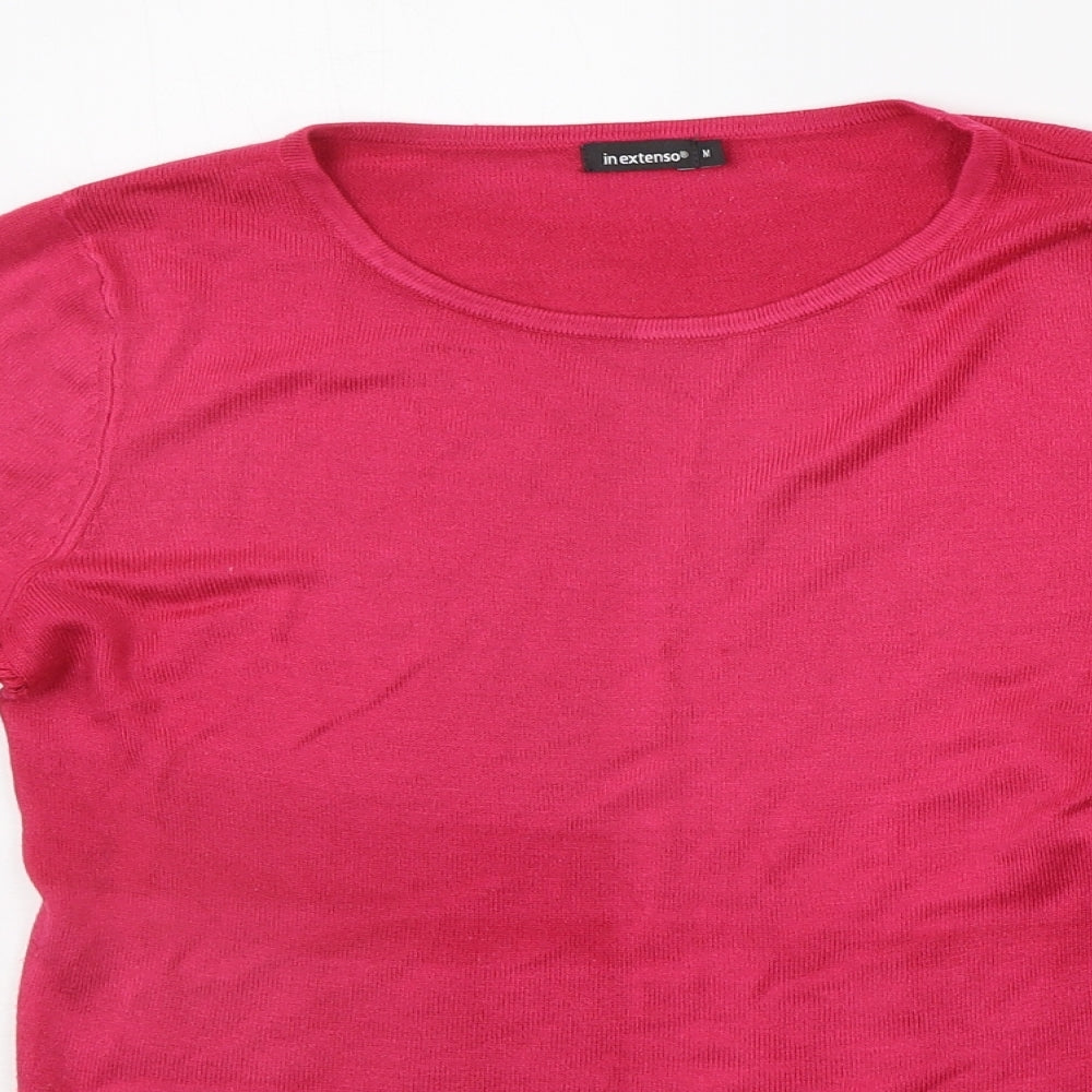 Intenso Womens Pink   Pullover Jumper Size M