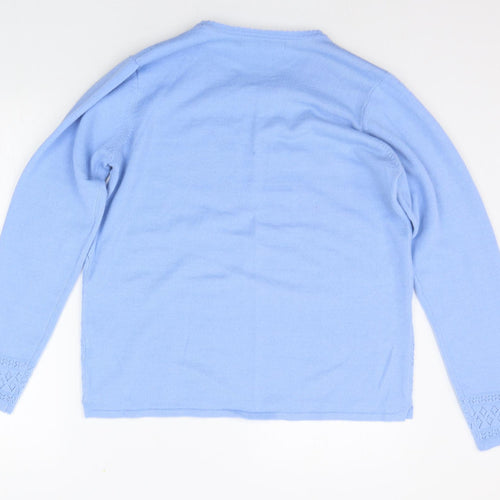 EWM Womens Blue   Pullover Jumper Size M