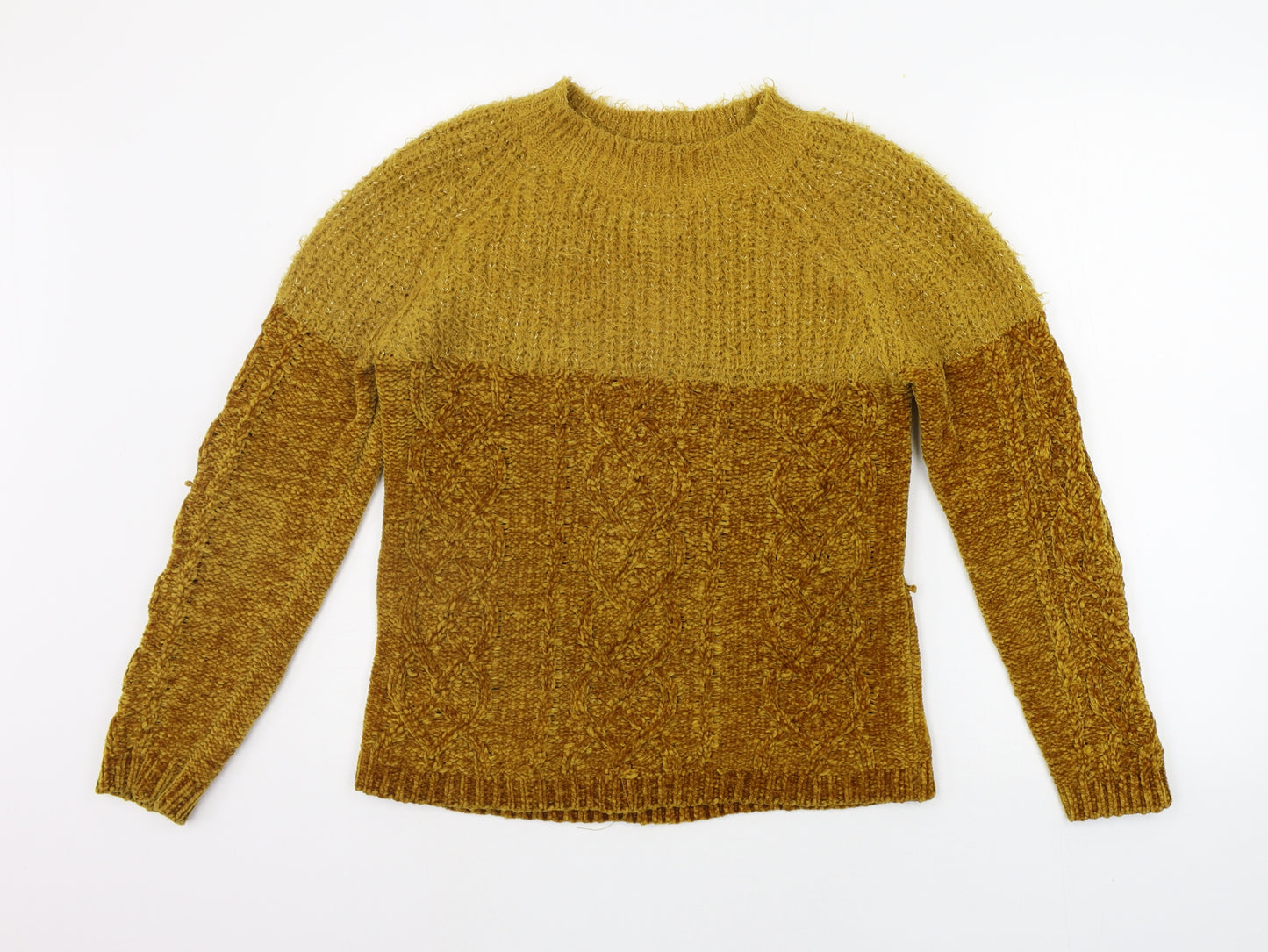 Matalan Womens Yellow   Pullover Jumper Size S