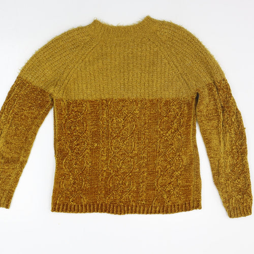 Matalan Womens Yellow   Pullover Jumper Size S