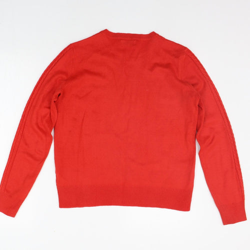 Matalan Womens Red   Pullover Jumper Size 12