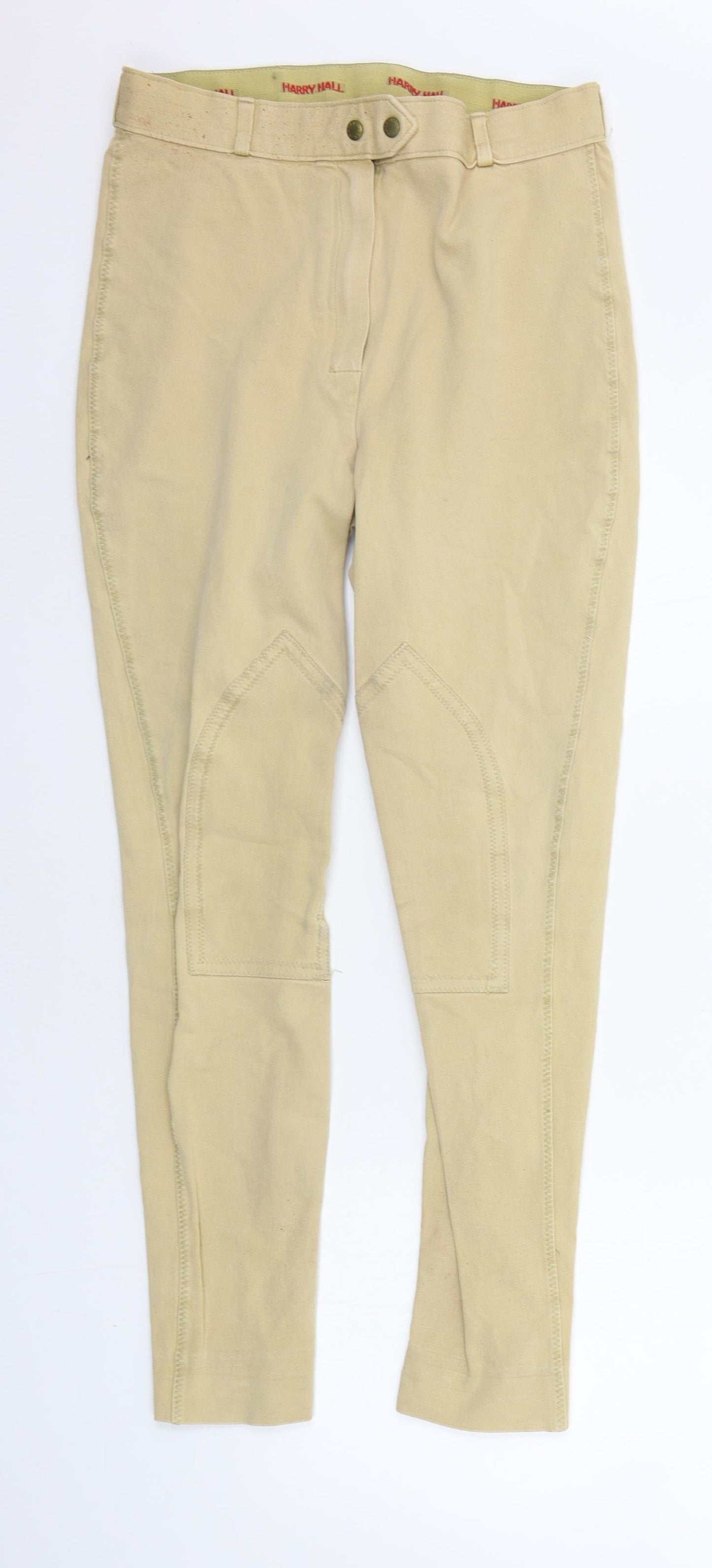 Harry Hill Womens Beige   Trousers  Size 28 in L27 in