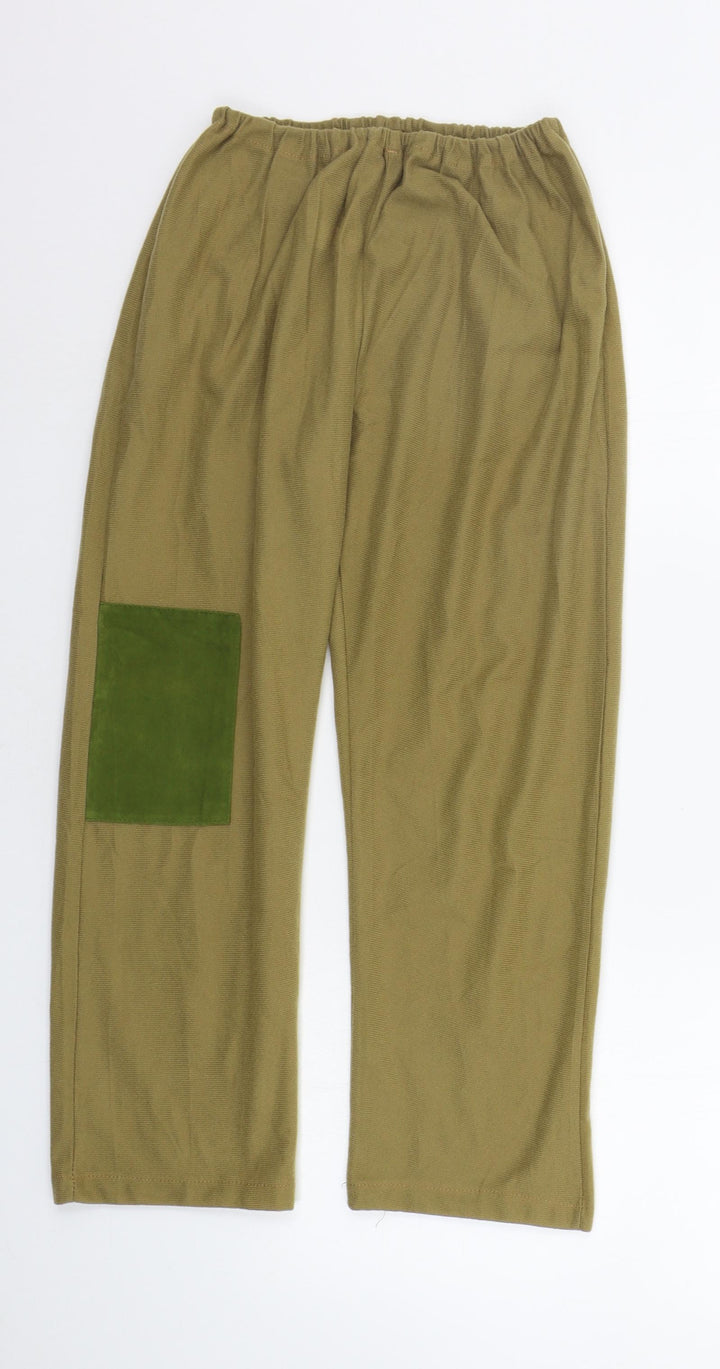 Preworn Girls Beige   Jogger Trousers Size XL