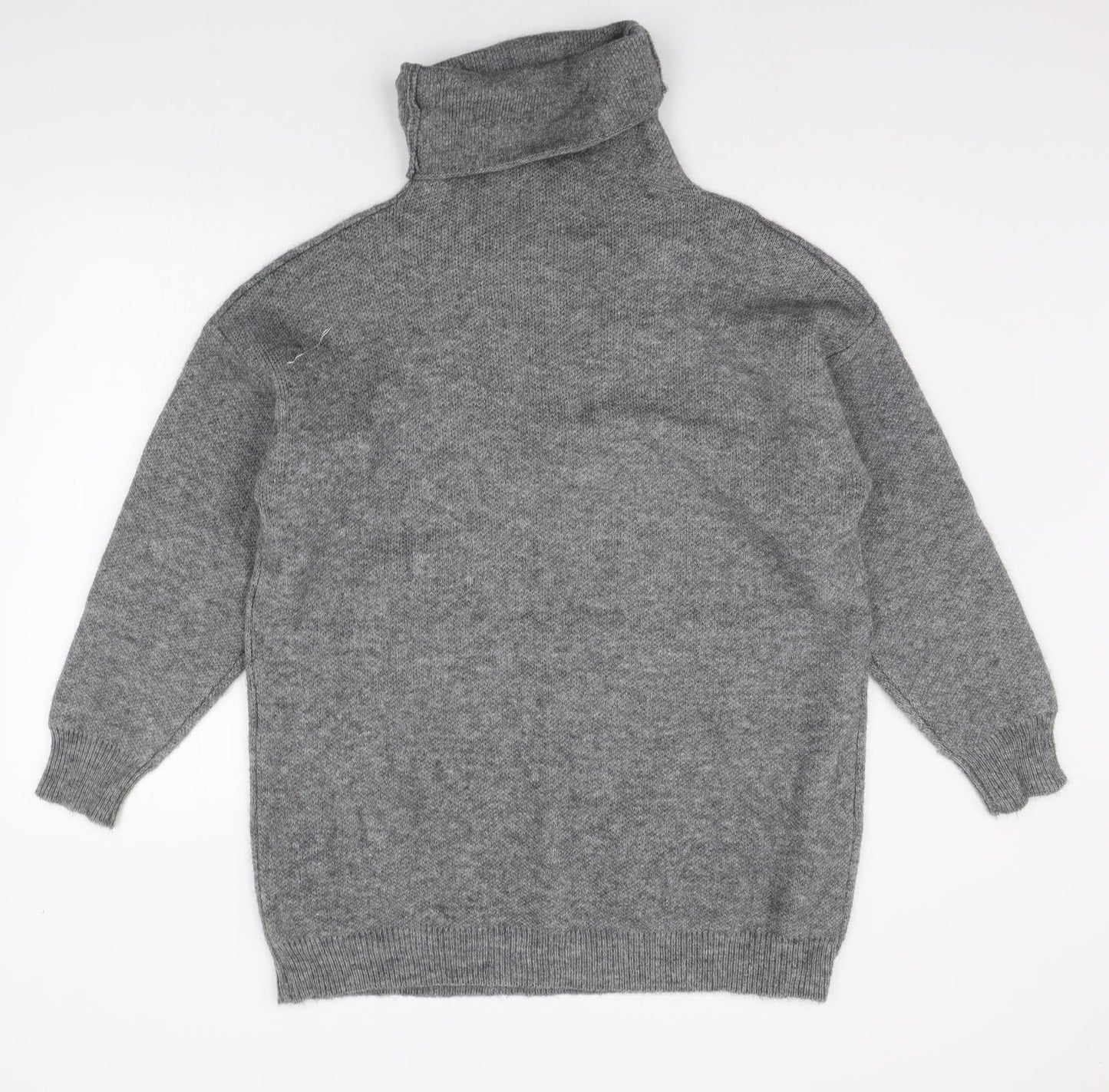 Misspap Womens Grey   Jumper Dress  Size M