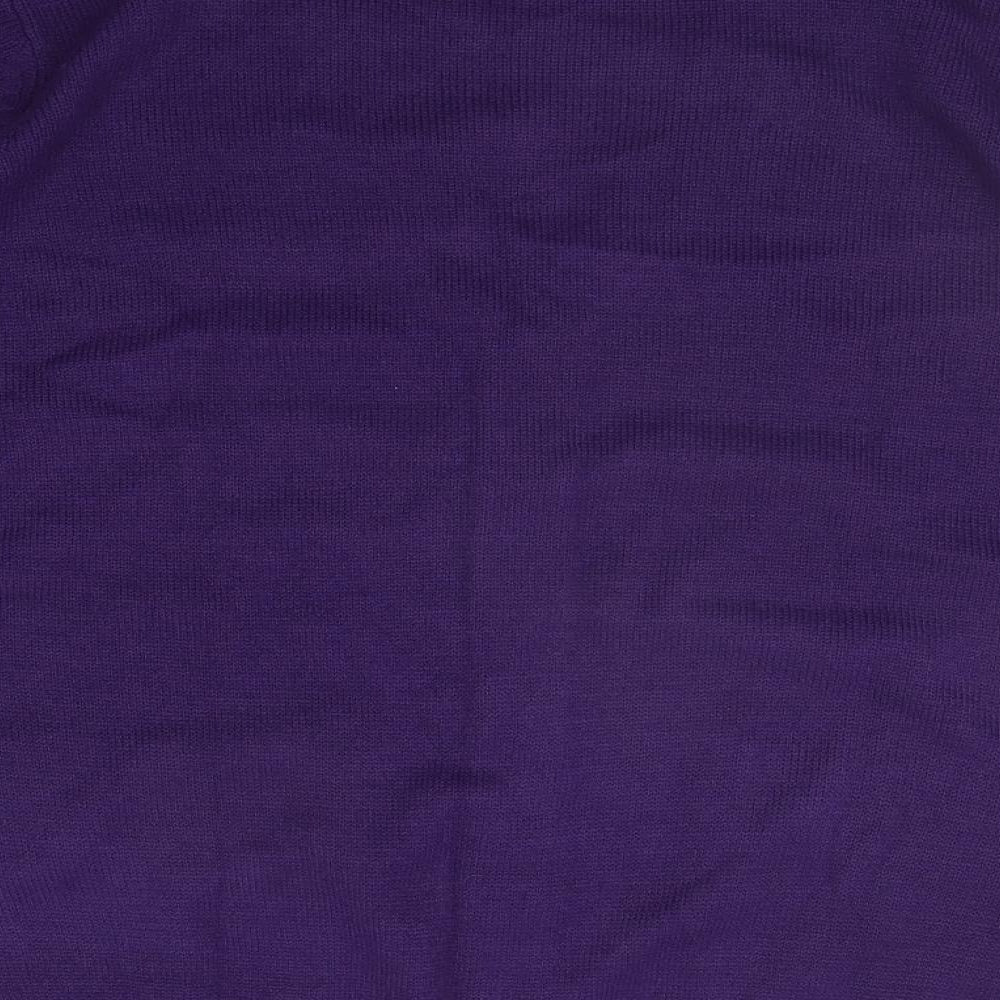Damart Womens Purple   Cardigan Jumper Size 22