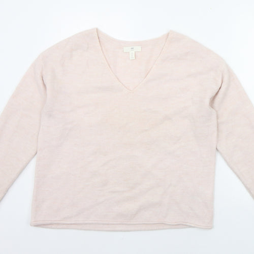 H&M Womens Pink   Pullover Jumper Size XS