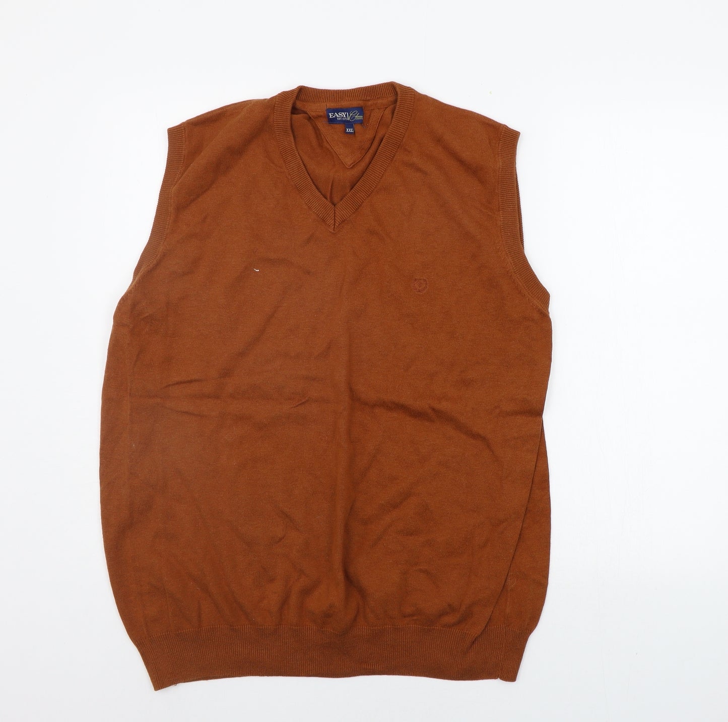 Easy Mens Orange   Vest Jumper Size 2XL