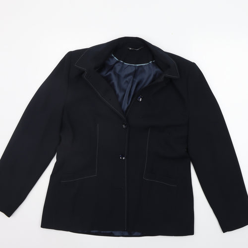 BHS Womens Blue   Jacket Suit Jacket Size 16