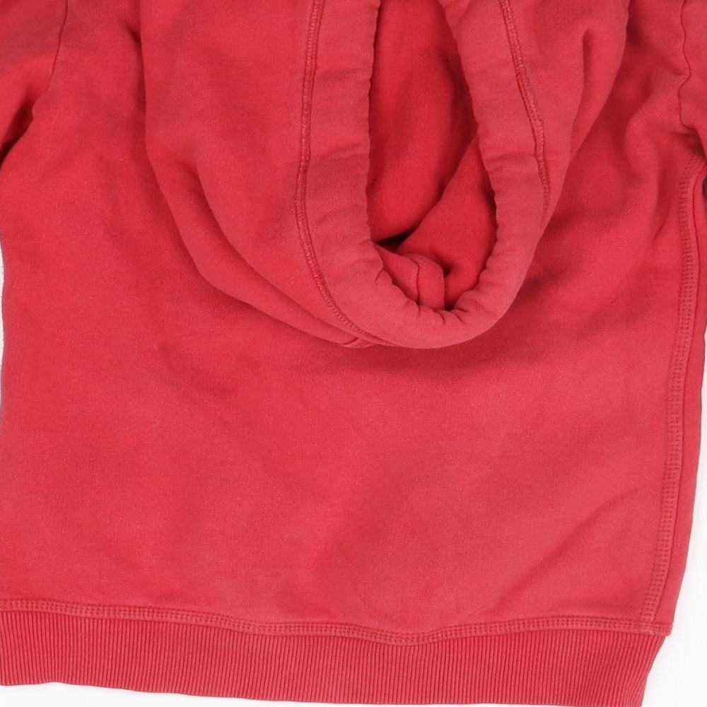 Superdry Womens Red   Henley Hoodie Size 2XS
