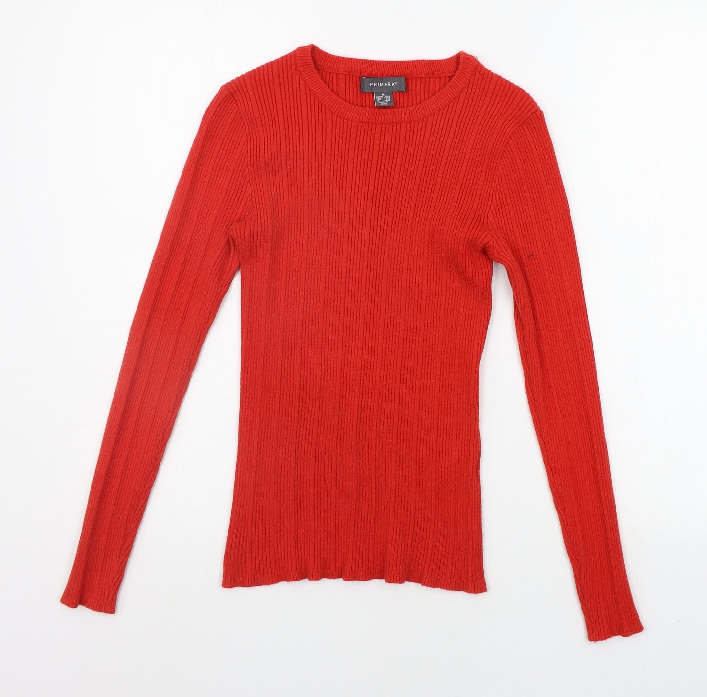 Primark Womens Red   Pullover Jumper Size M
