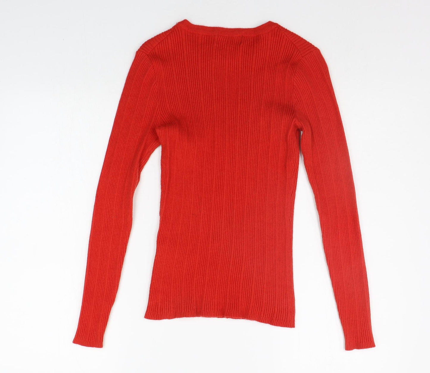 Primark Womens Red   Pullover Jumper Size M