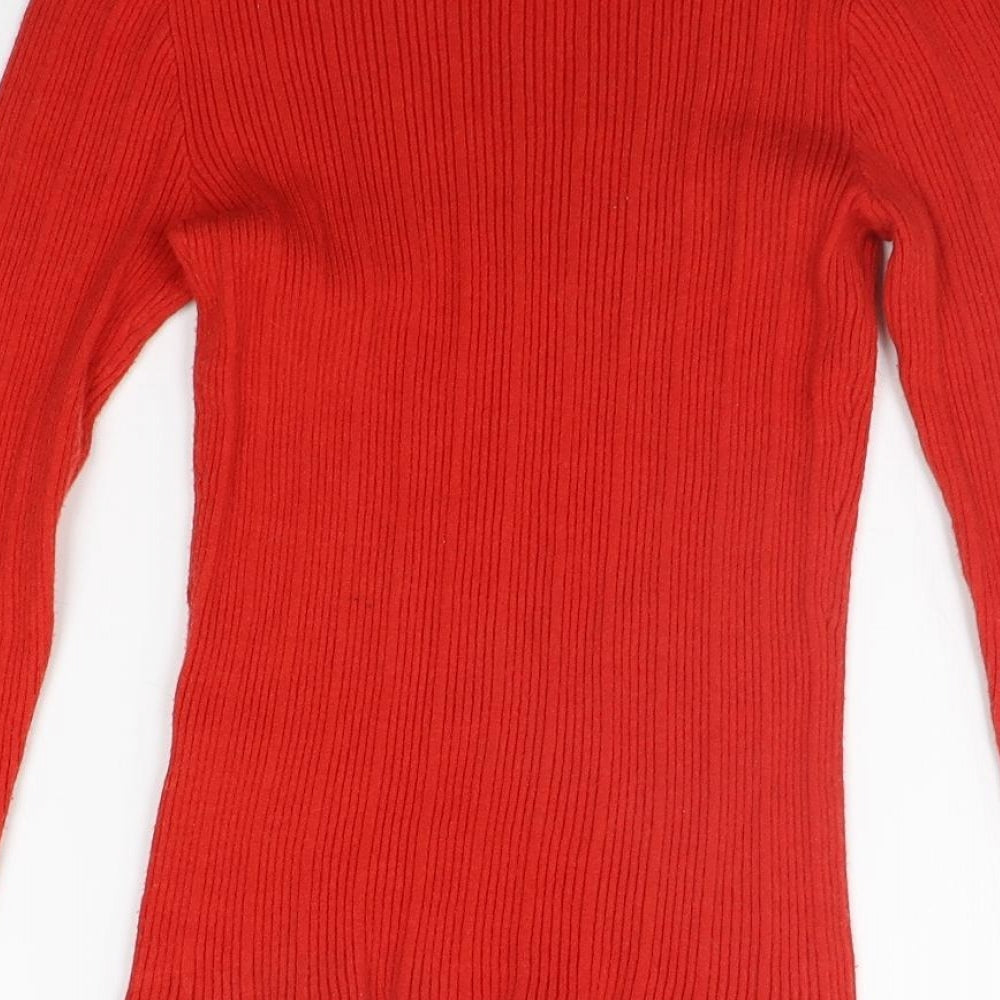 Primark Womens Red   Pullover Jumper Size M