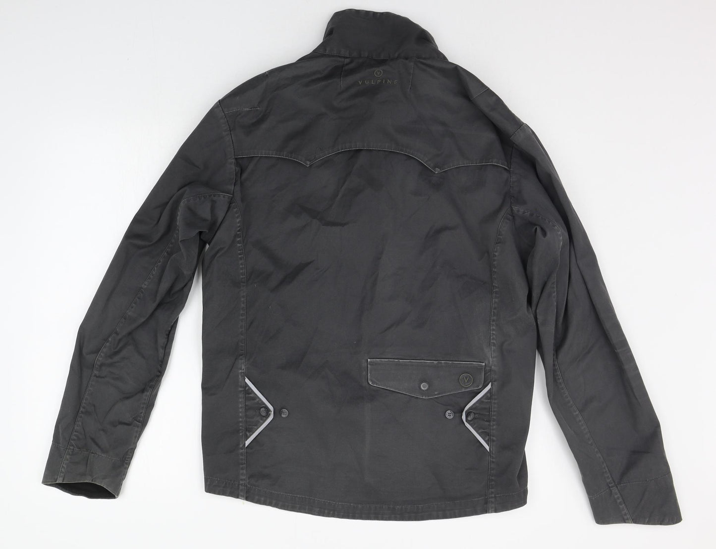 vulpine Mens Grey   Jacket Coat Size M