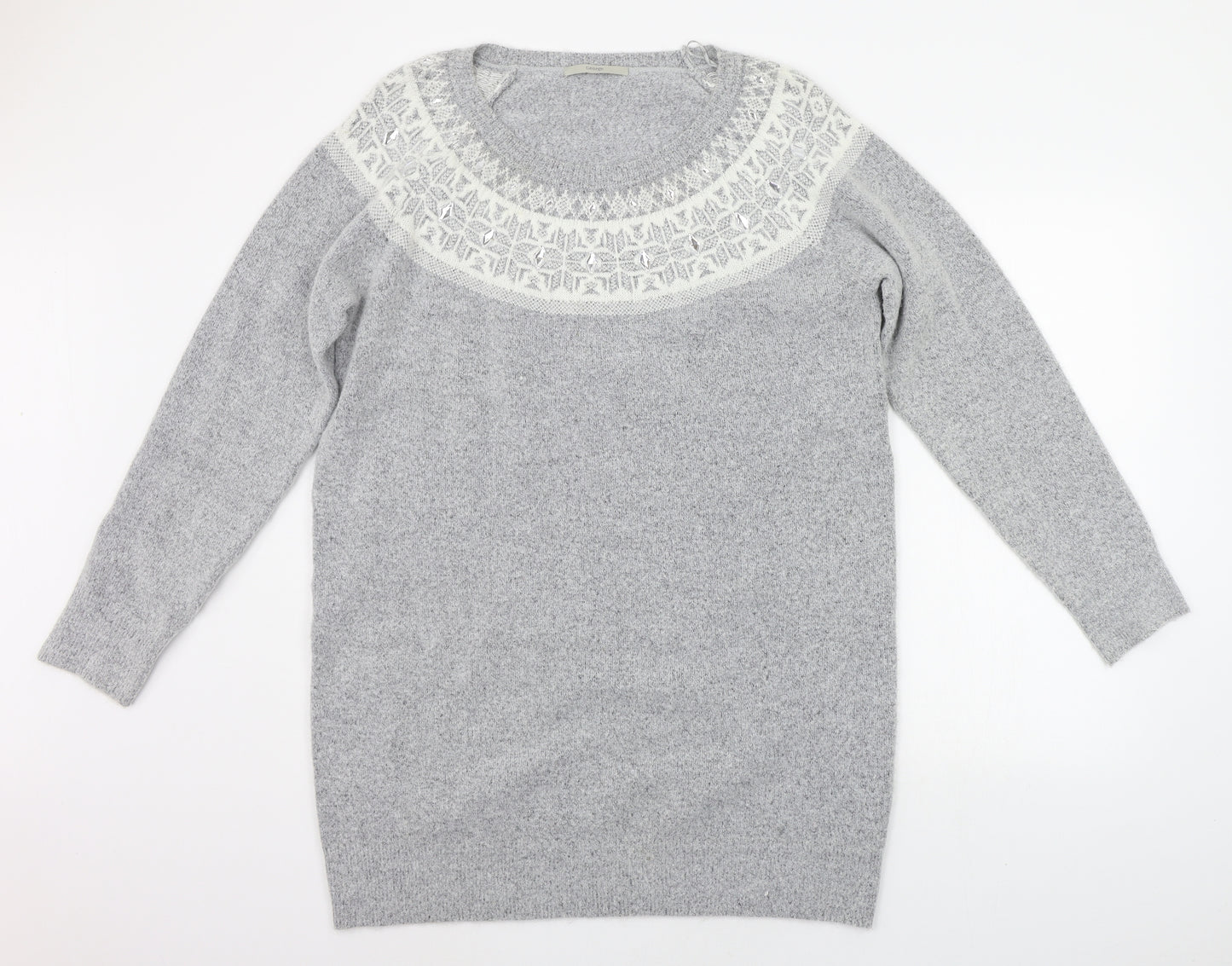 George Womens Grey   Jumper Dress  Size 18