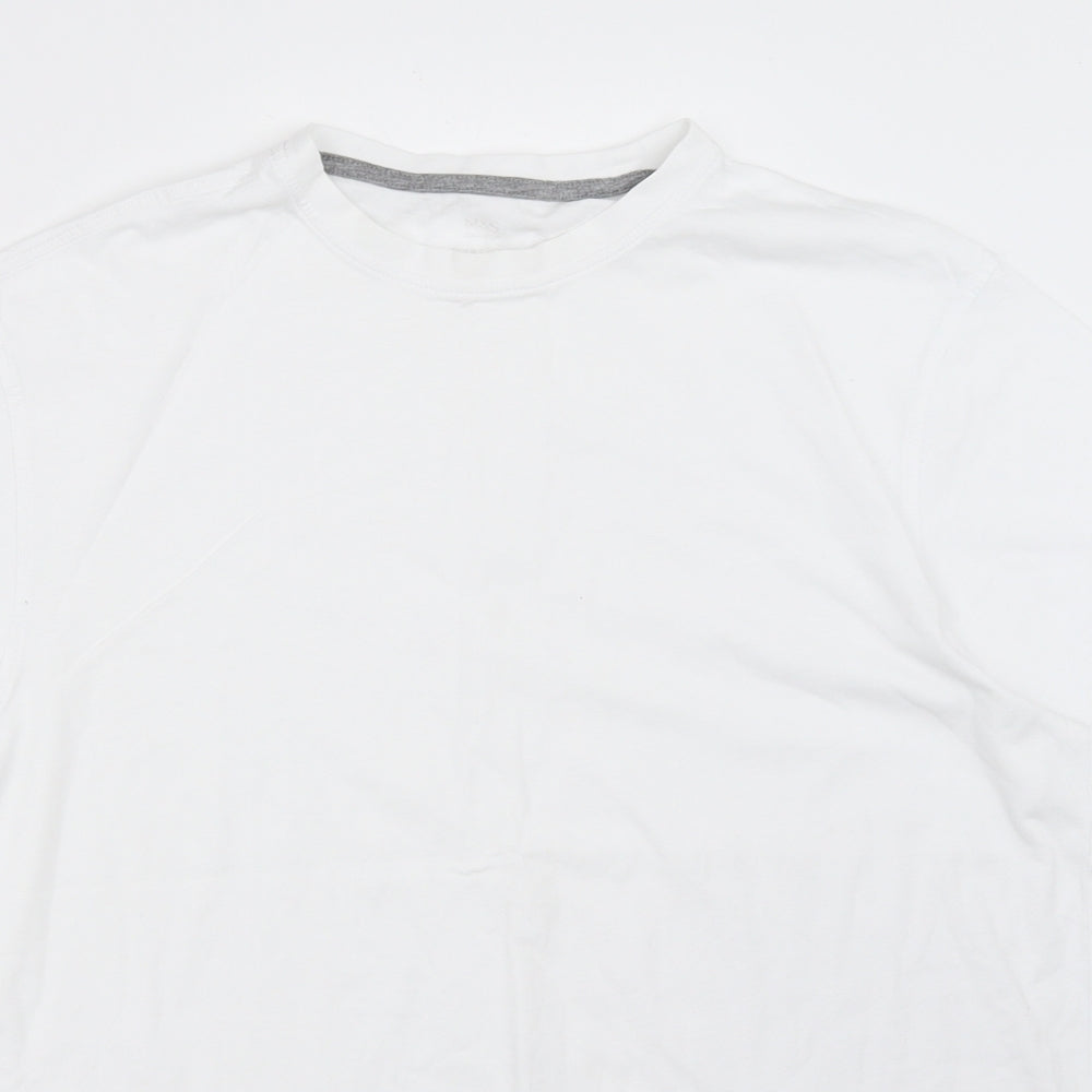 Marks and Spencer Mens White    T-Shirt Size M