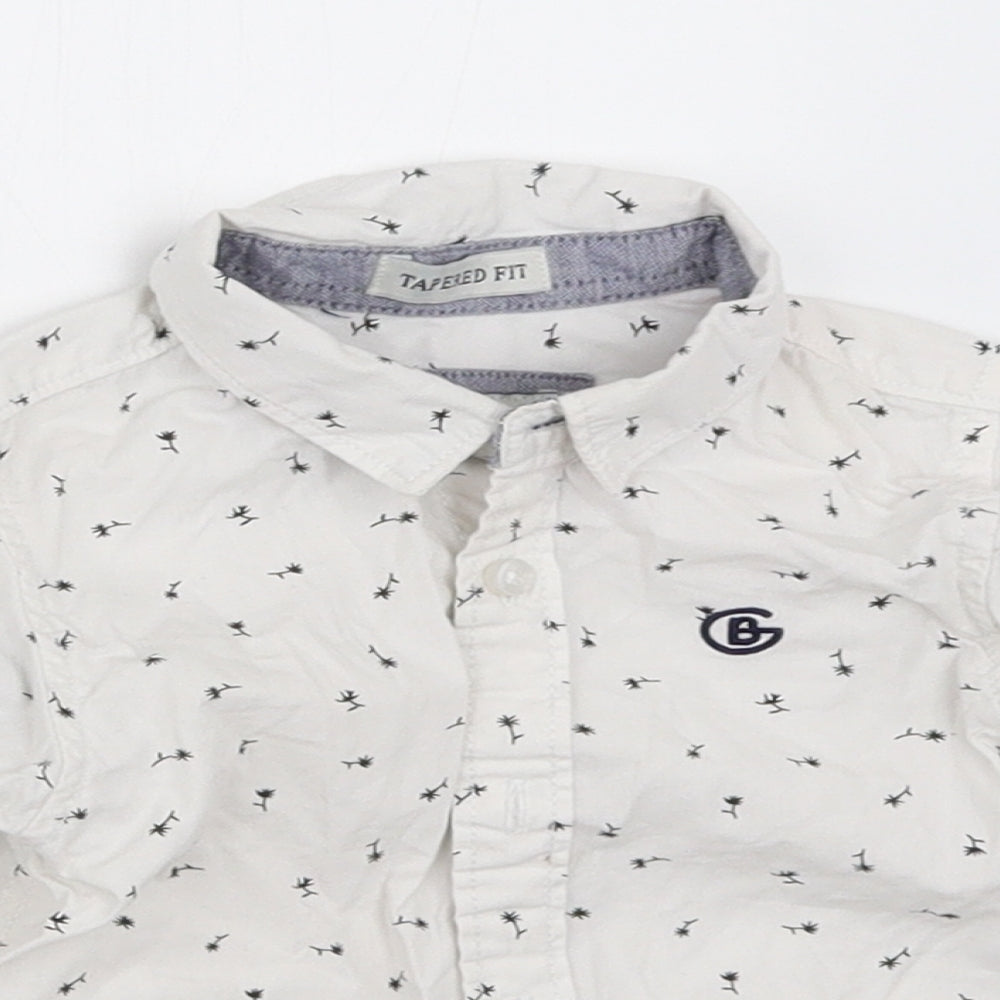 G Boys Boys White   Basic Button-Up Size 2-3 Years