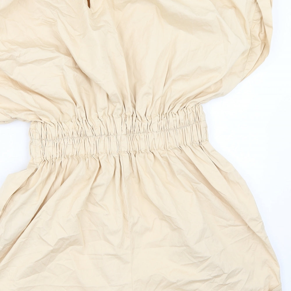 Zara Womens Beige   Playsuit One-Piece Size M