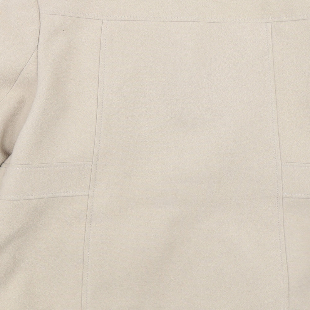BHS Womens Beige   Overcoat Coat Size 14