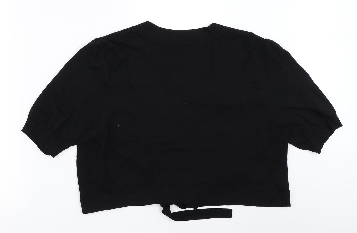 Marks and Spencer Womens Black   Cardigan Jumper Size 22