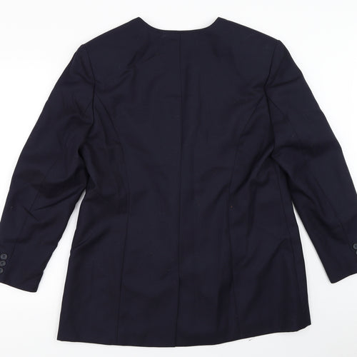 Business Solutions Womens Blue   Jacket Blazer Size 16