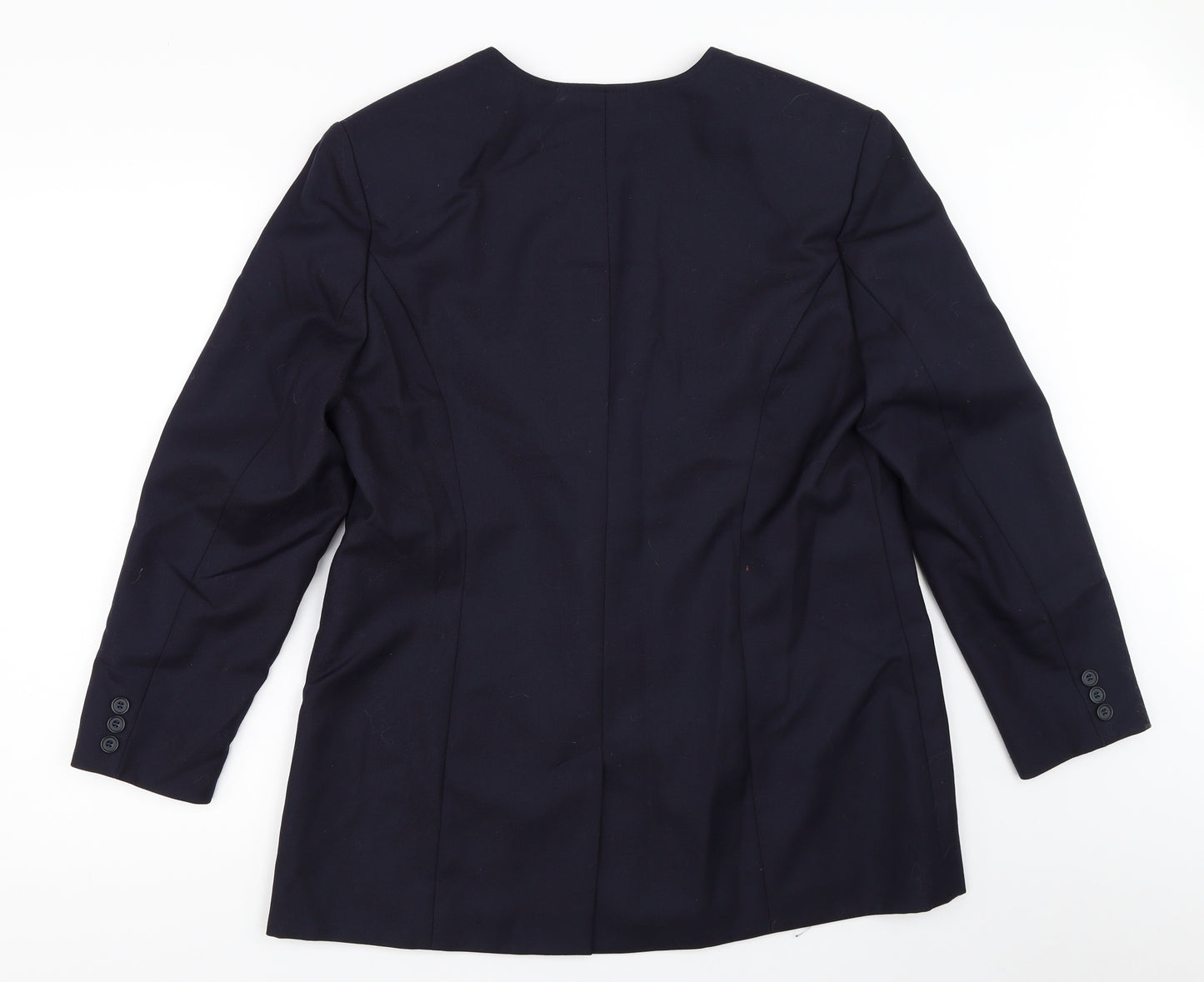 Business Solutions Womens Blue   Jacket Blazer Size 16
