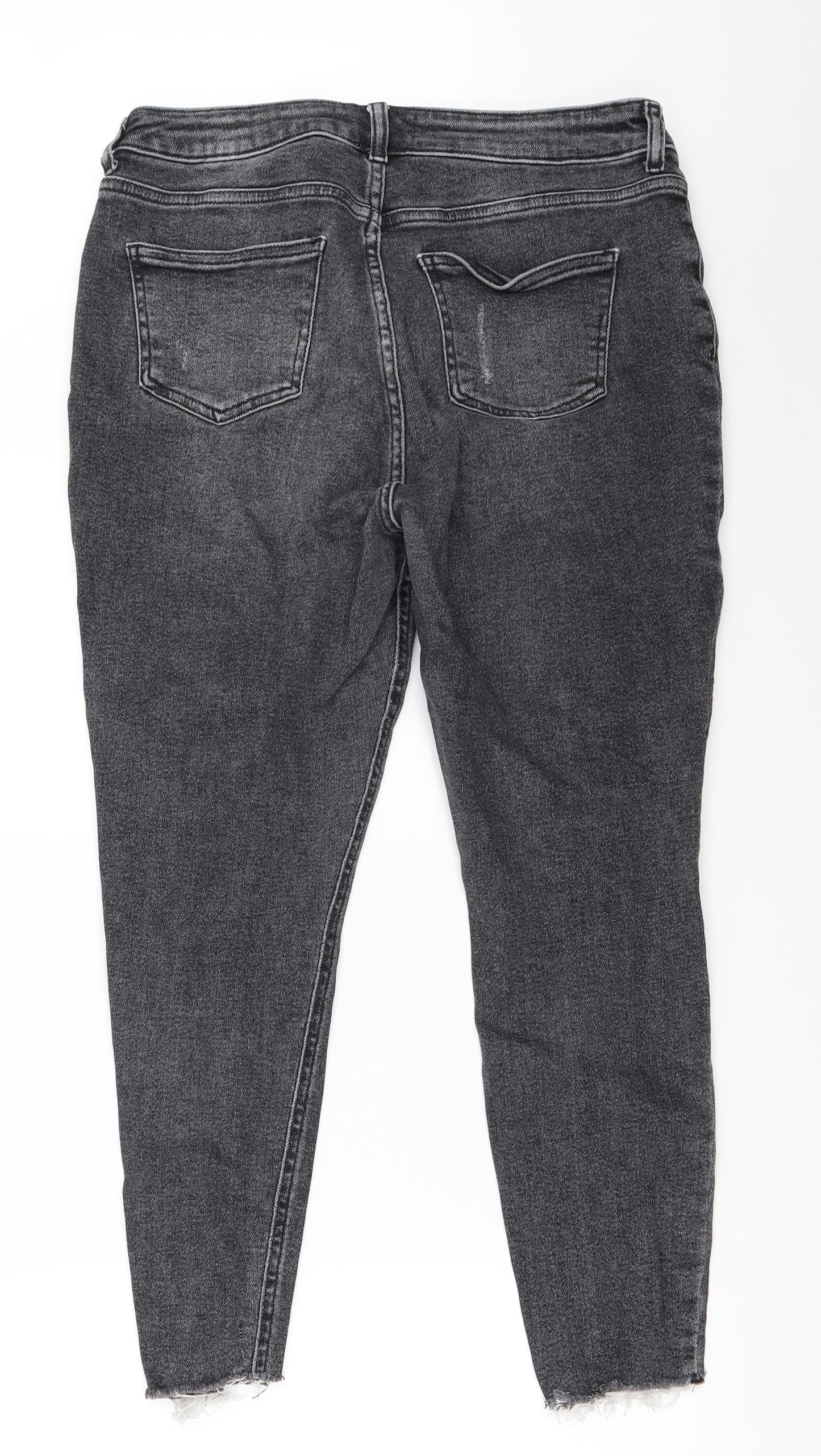 New Look Womens Black   Skinny Jeans Size 16 L25 in