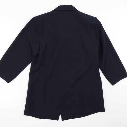 Oscar B Womens Blue   Jacket Blazer Size 12