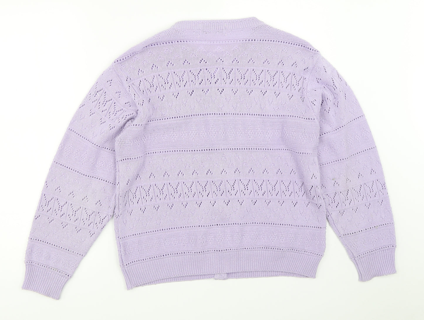 Marks and Spencer Womens Purple   Cardigan Jumper Size 10