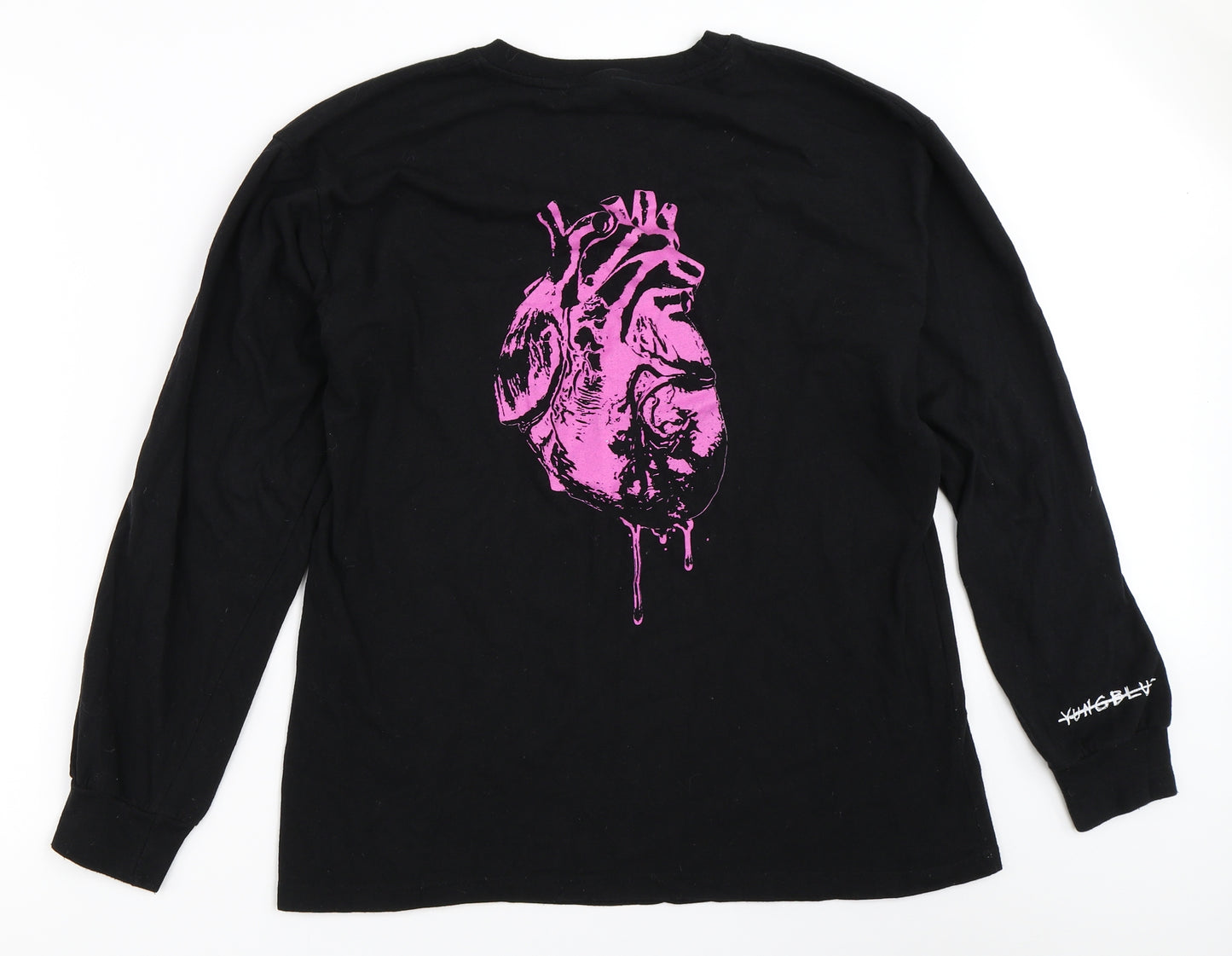 YungBlud Mens Black    T-Shirt Size L