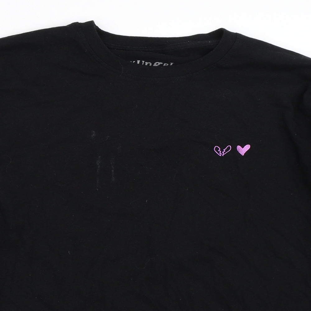 YungBlud Mens Black    T-Shirt Size L
