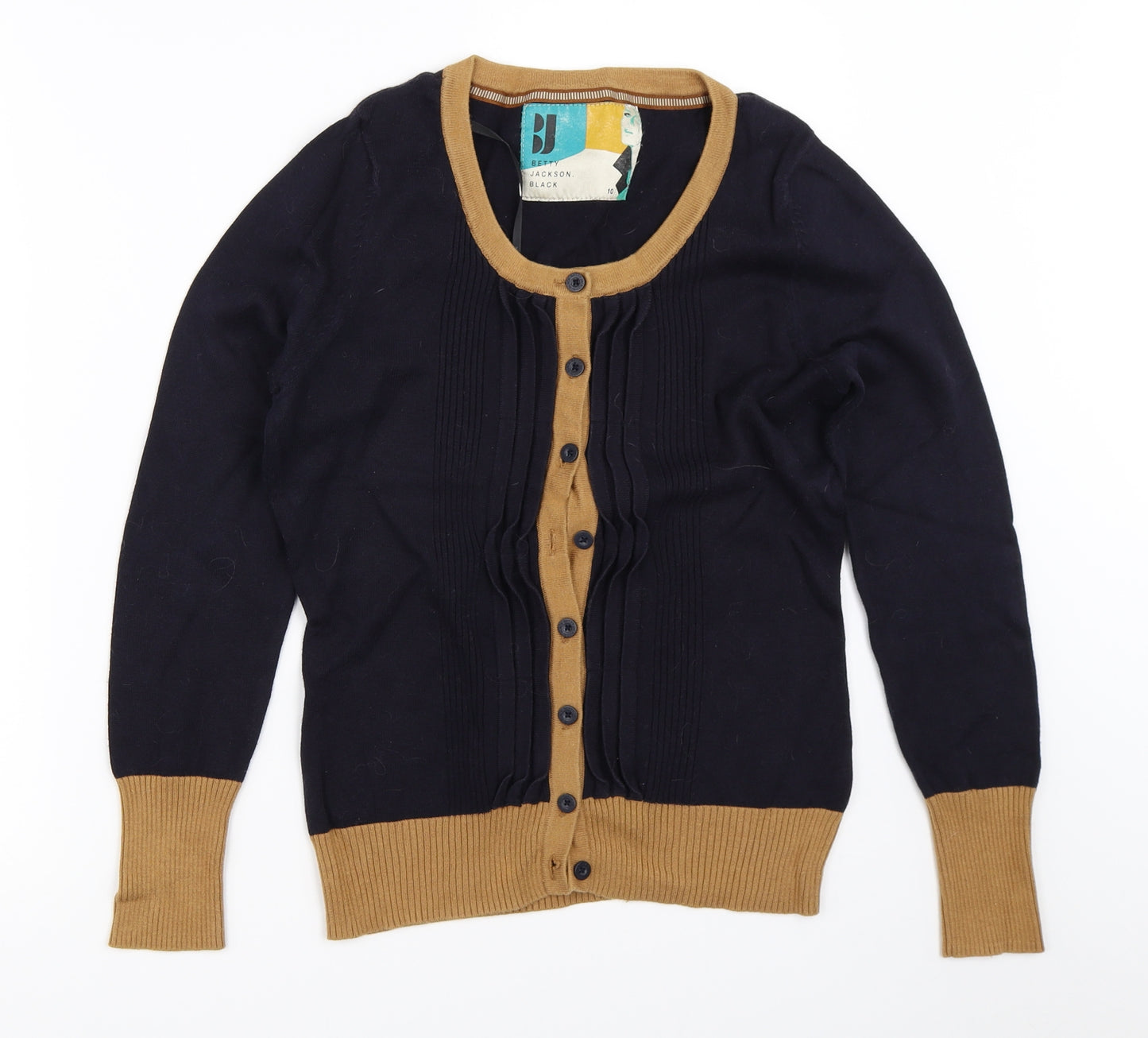 Betty Jackson Womens Blue   Cardigan Jumper Size 10