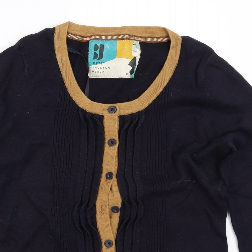Betty Jackson Womens Blue   Cardigan Jumper Size 10