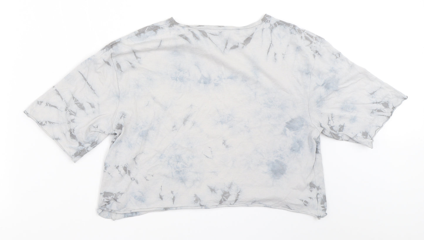 Atmosphere Womens Grey   Cropped T-Shirt Size 8