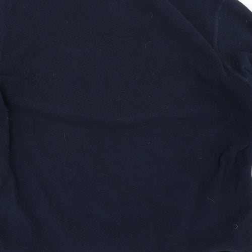 55Soul Womens Blue  Fleece Henley Sweatshirt Size M