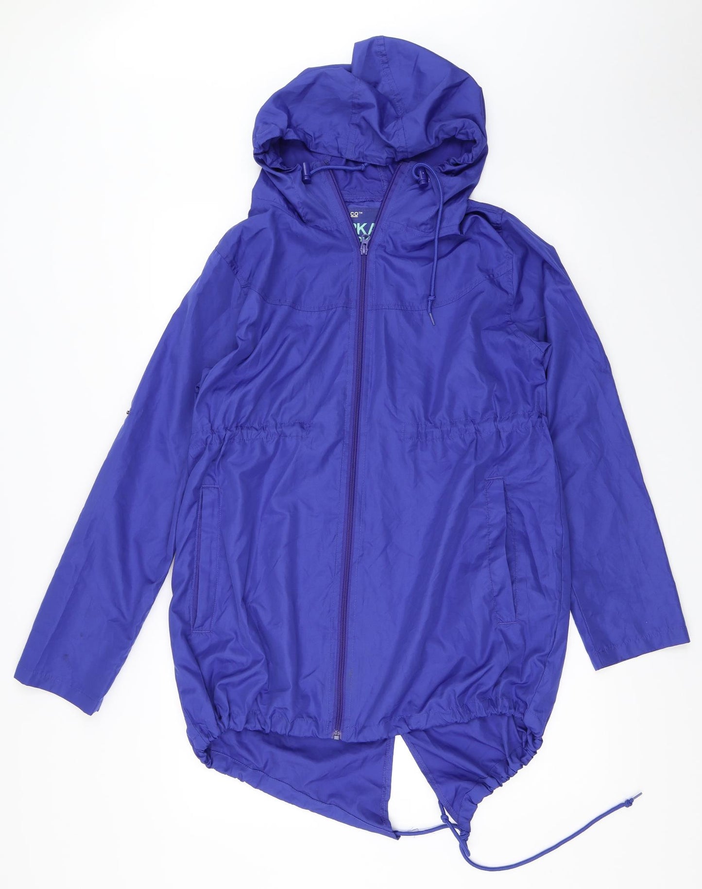 Primark Womens Blue   Rain Coat Coat Size S