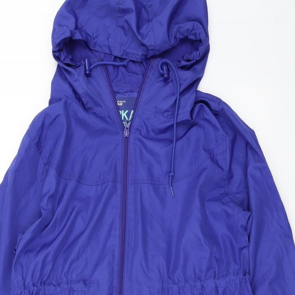 Primark Womens Blue   Rain Coat Coat Size S