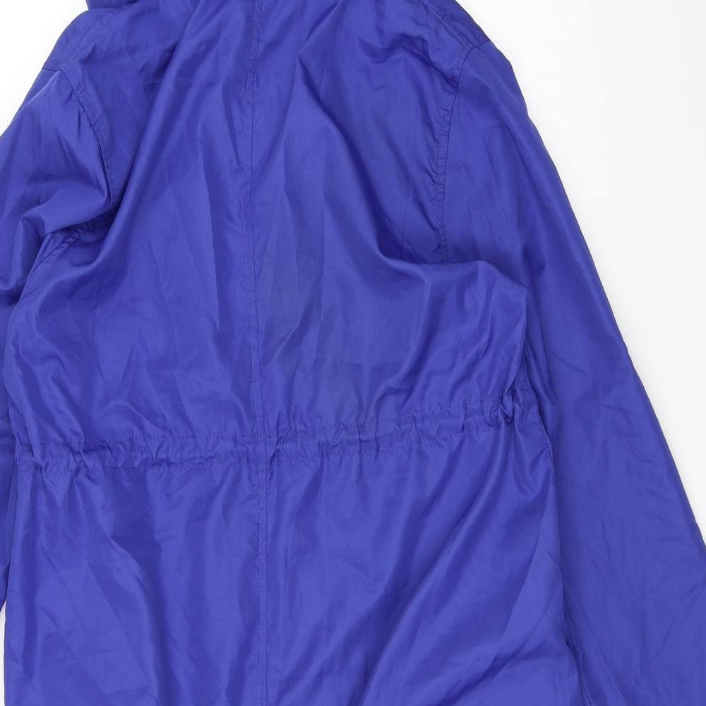 Primark Womens Blue   Rain Coat Coat Size S