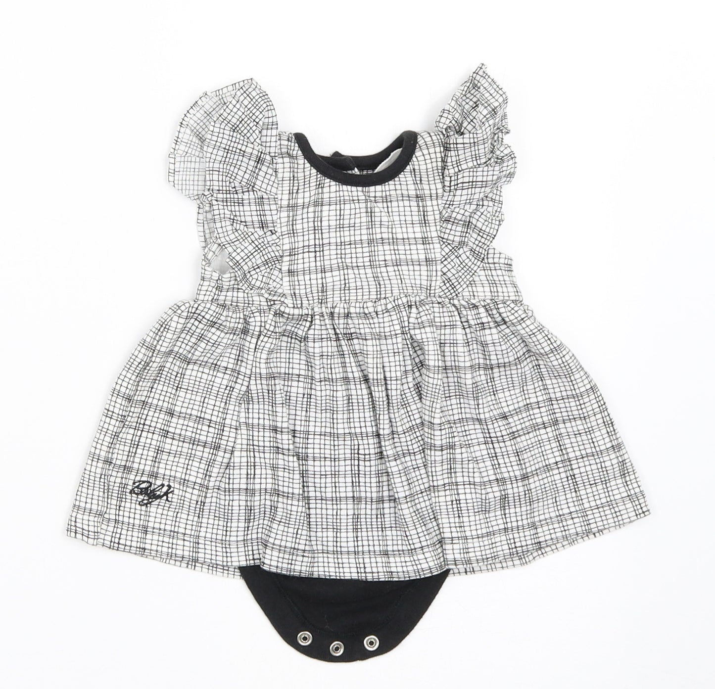 Baby K Girls White   Fit & Flare  Size Newborn