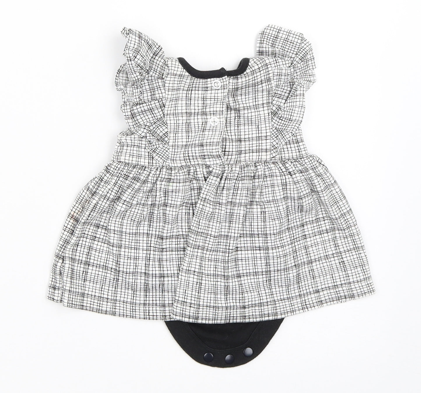 Baby K Girls White   Fit & Flare  Size Newborn