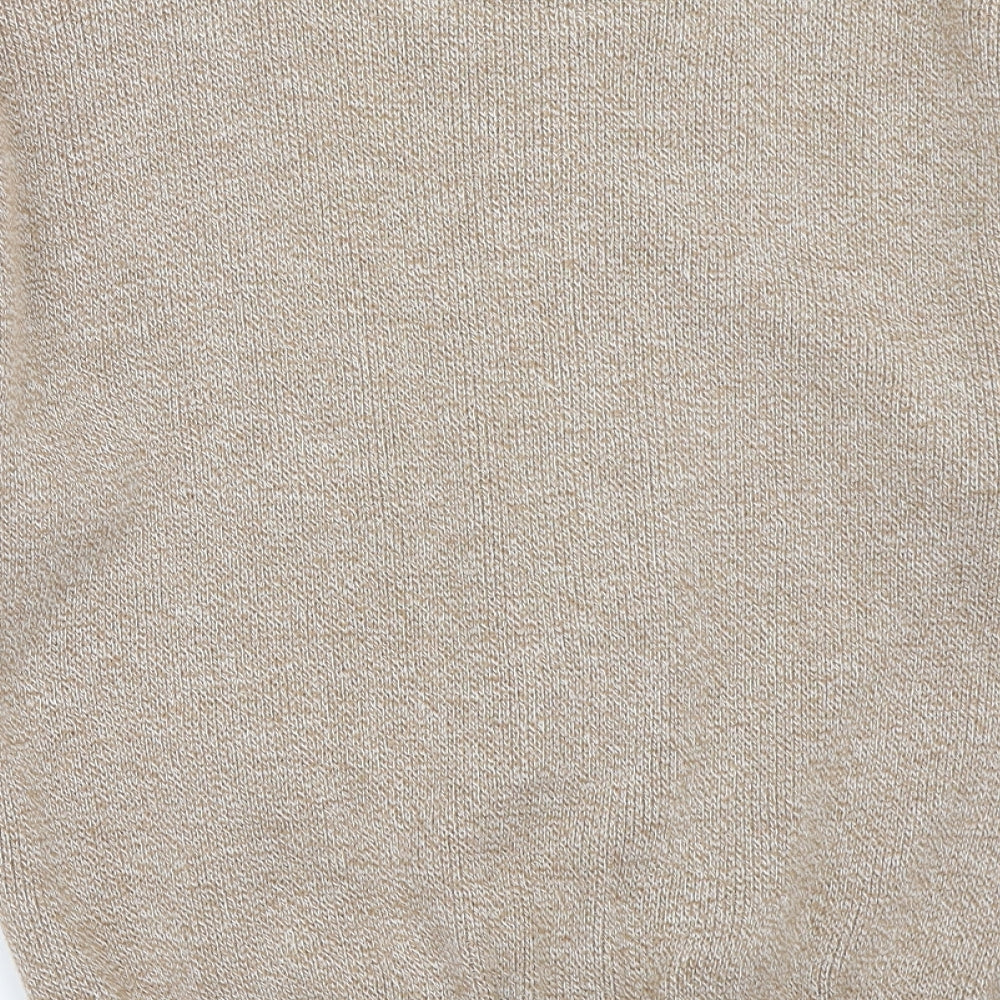 Premier MAN Mens Beige   Full Zip Jumper Size M