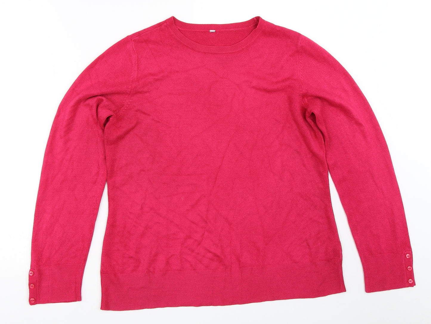 BHS Womens Pink   Pullover Jumper Size 14