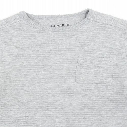 Primark Boys Grey   Pullover Sweatshirt Size 9-10 Years