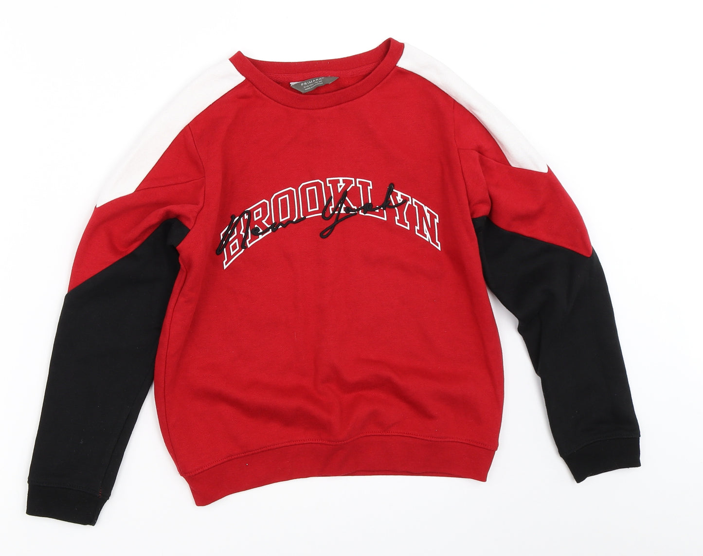 Primark Boys Red   Pullover Sweatshirt Size 9-10 Years
