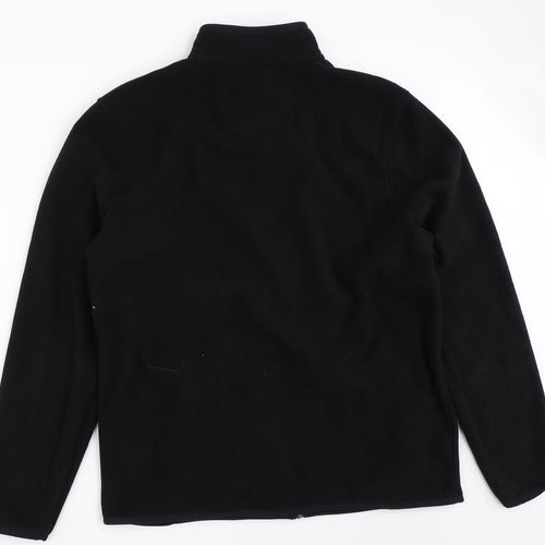 Ozark Trail Mens Black  Fleece Jacket Coat Size L