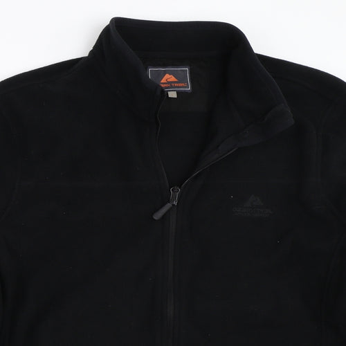 Ozark Trail Mens Black  Fleece Jacket Coat Size L