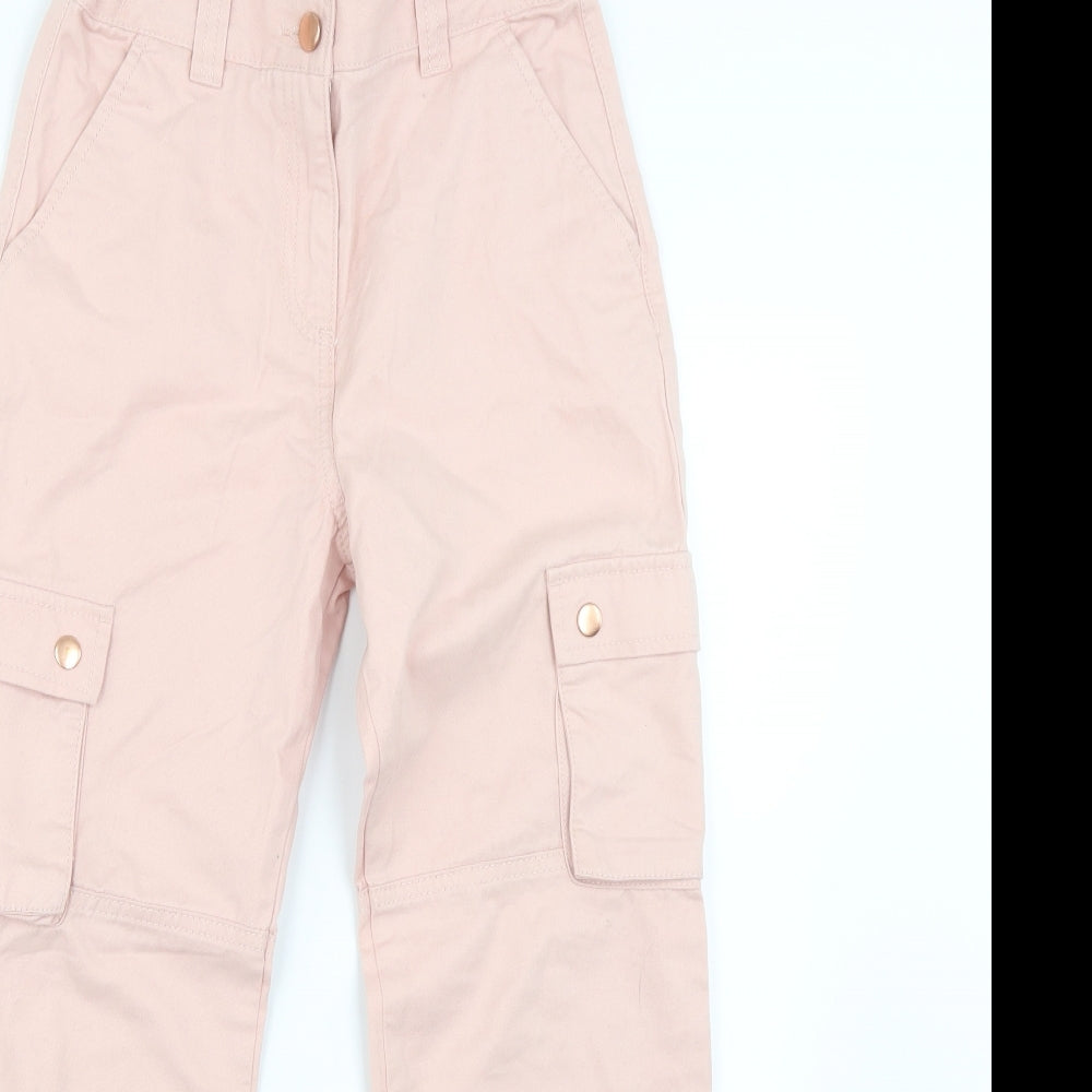 F&F Girls Pink   Straight Jeans Size 10-11 Years