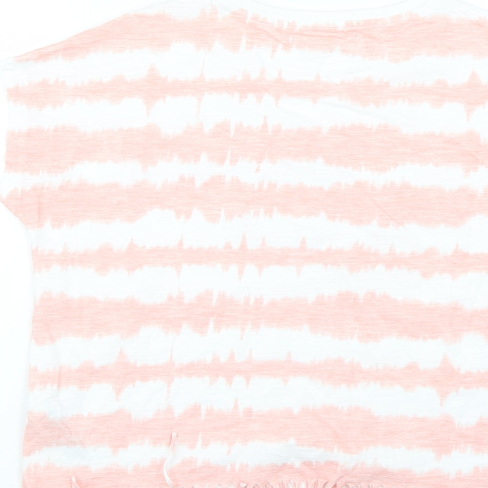 Marks and Spencer Girls Multicoloured Geometric  Basic T-Shirt Size 12-13 Years