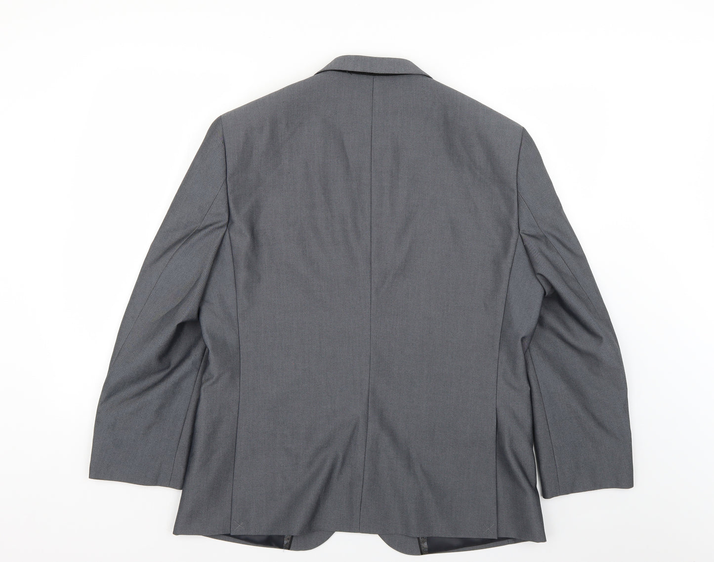 Fellini Mens Grey   Jacket Suit Jacket Size S